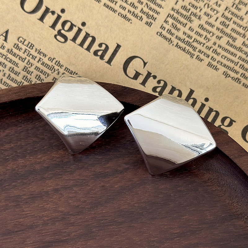 지오메트릭 플라스틱 귀걸이