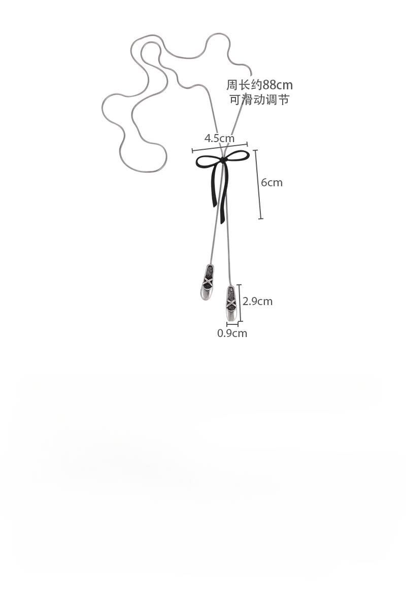 Halskette mit Ballettschuh-Anhänger