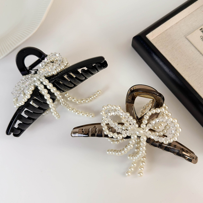 Кришталева Перлова Бант для Зачіски-Пучка