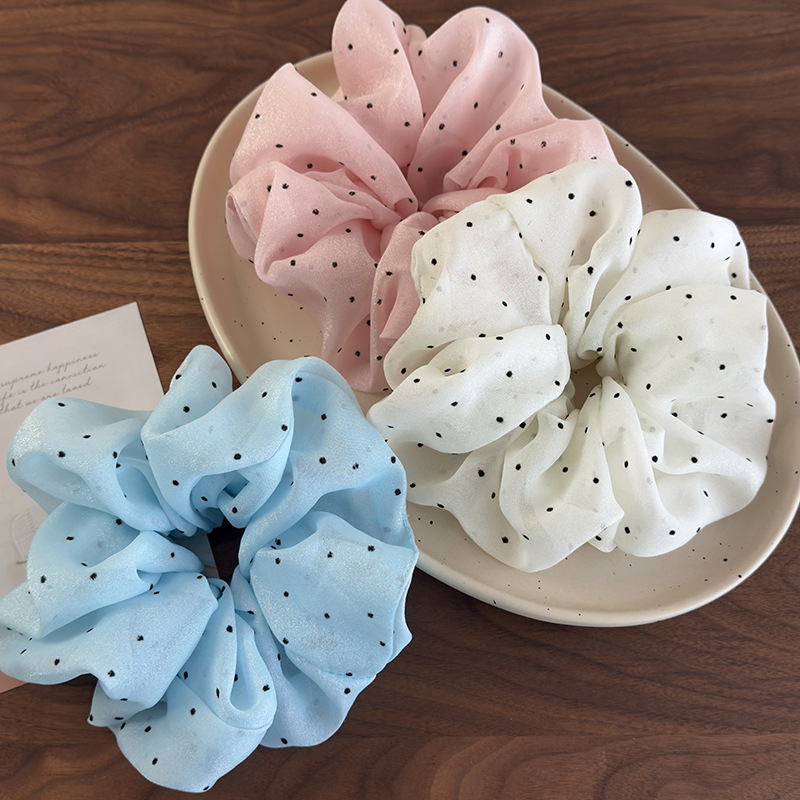 水玉ヘアスクランチー