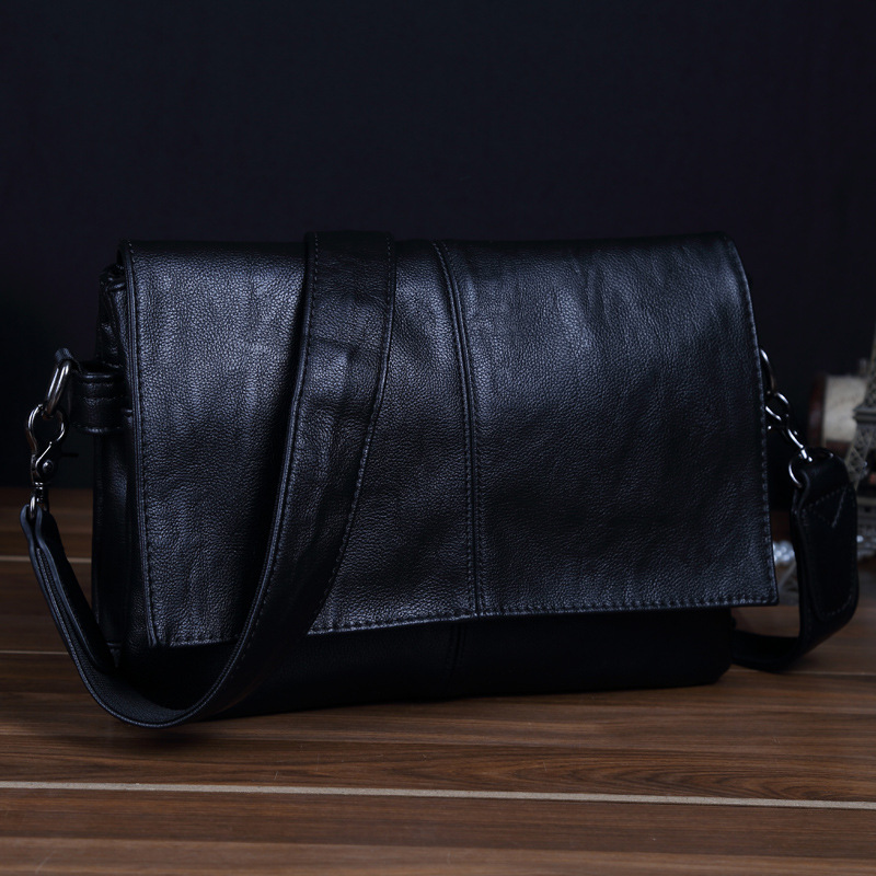 メンズPUレザークロスボディショルダーバッグ