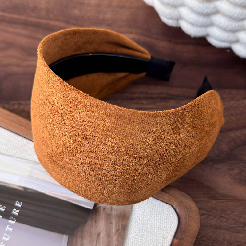 Cinta Ancha para el Cabello de Piel Sintética