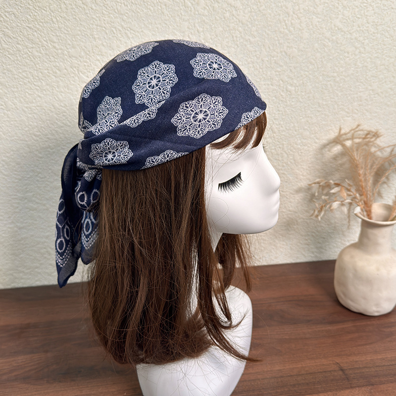 Geometrisches Quadratisches Tuch für Frauen