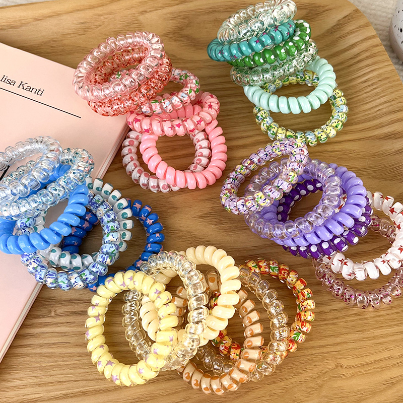 스파이럴 헤어 타이