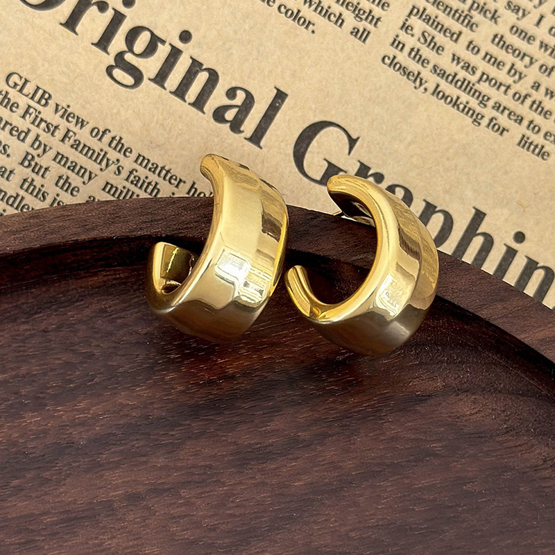 지오메트릭 플라스틱 귀걸이