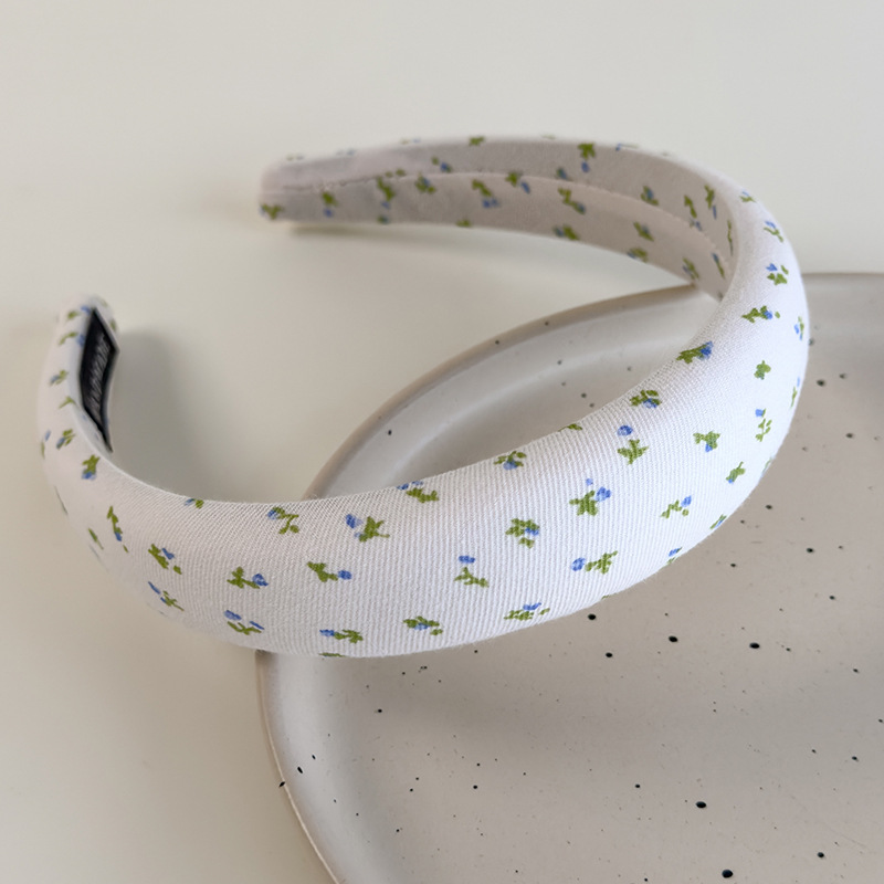 Diadema Floral Azul para Mujer