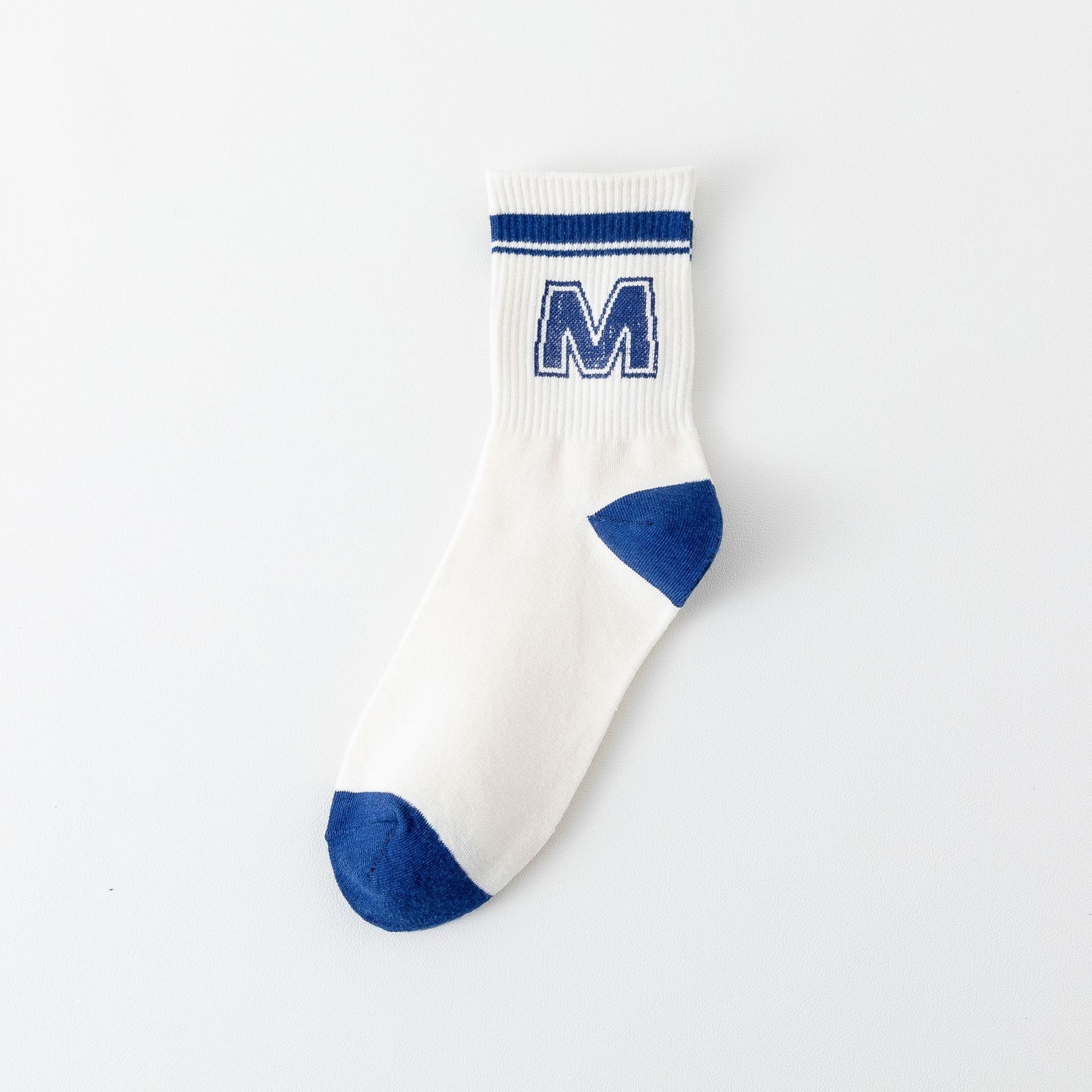 Meias Mid-Calf com Letras