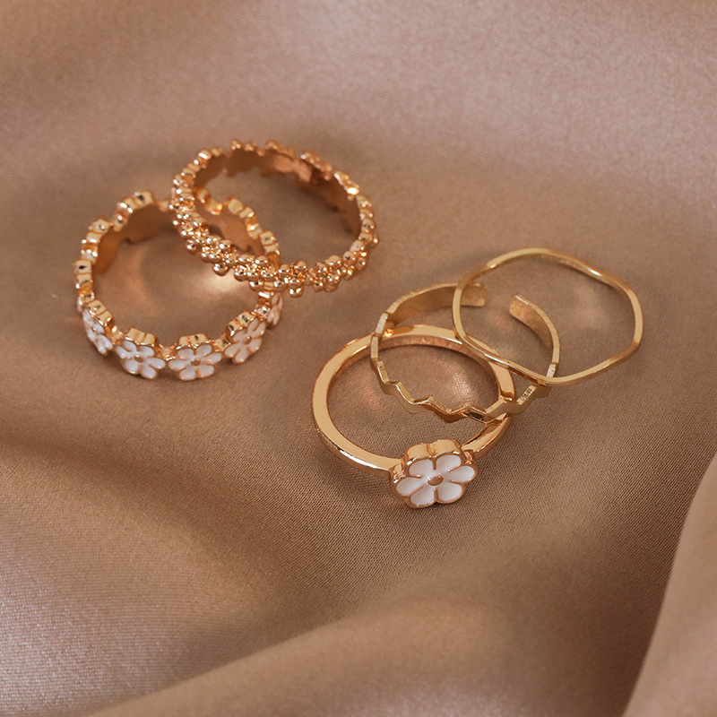 컬러 비즈 반지