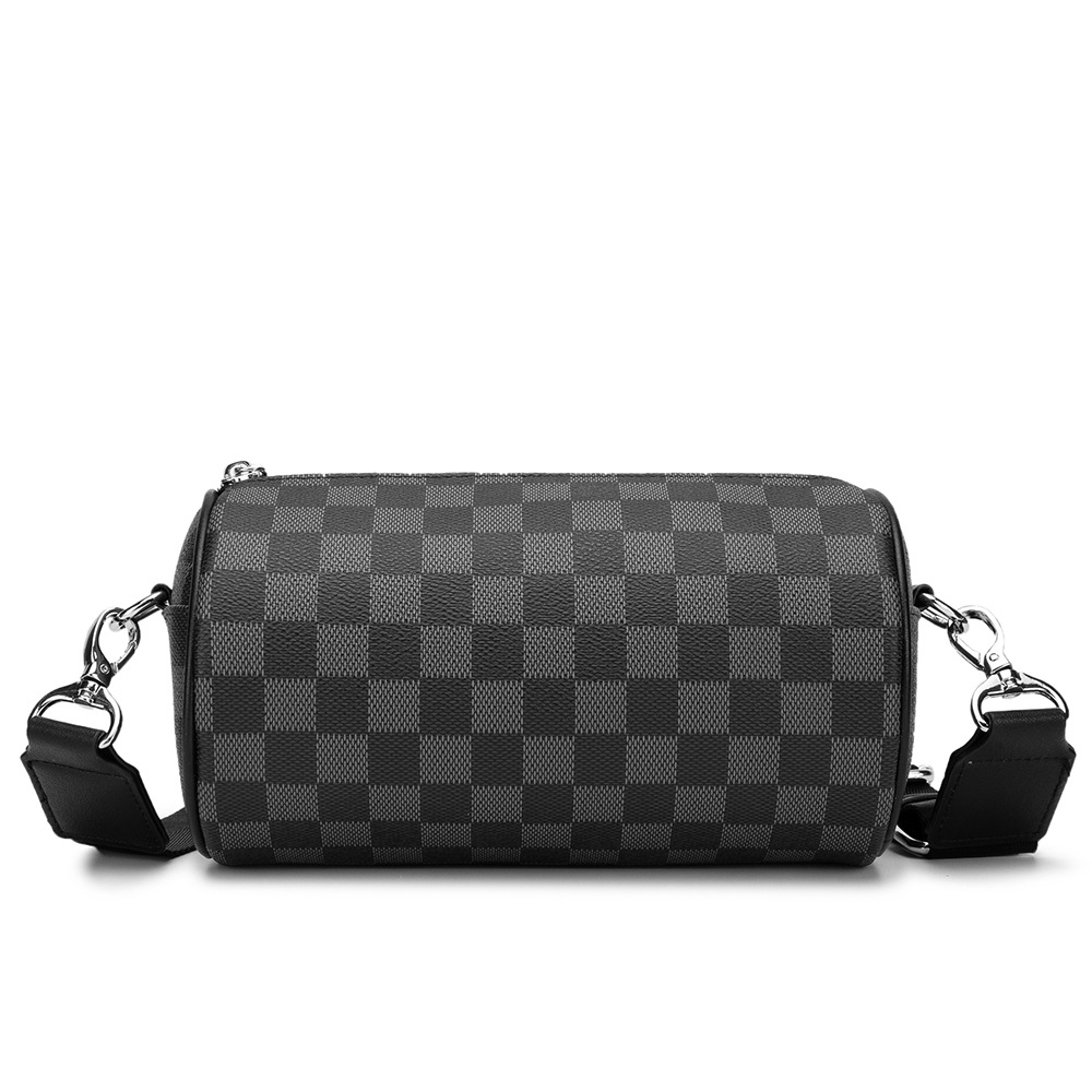 Bolso Cruzado de Cuadros para Hombre