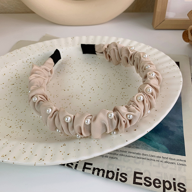 Diadema de Perlas con Volantes