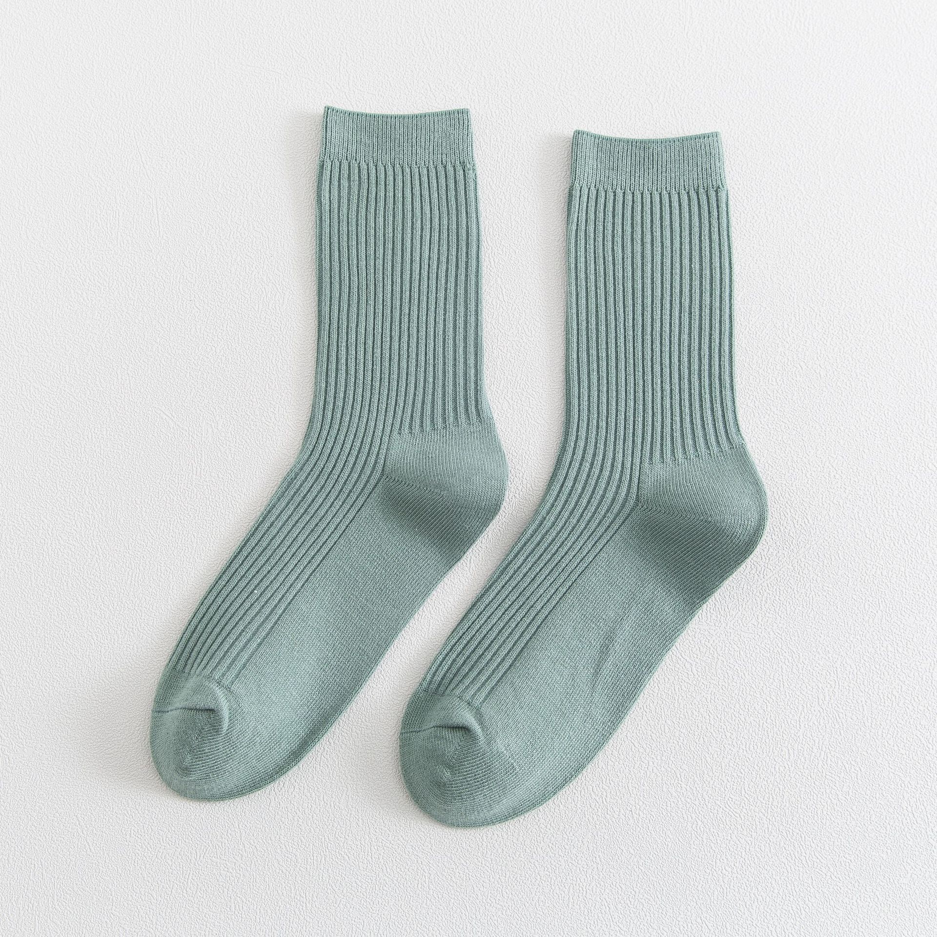 Tất Cotton Sọc Dọc Kim Đôi