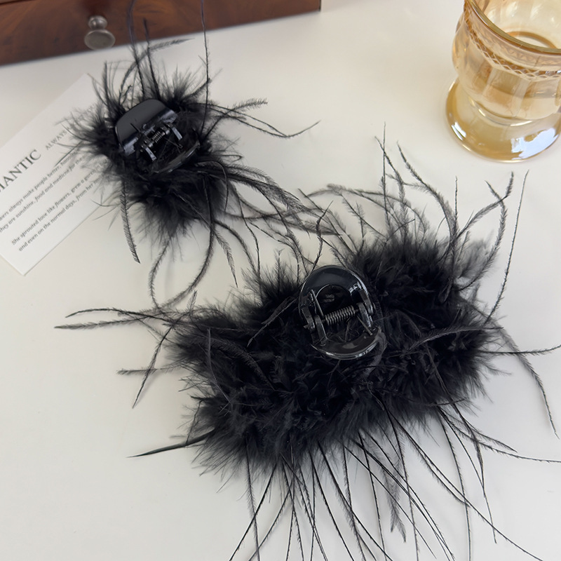 Feather Hair Claw Clip
