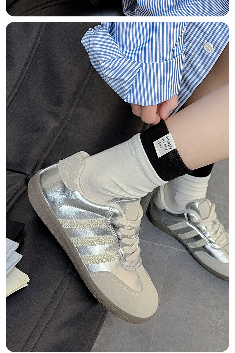 Meias Tornozelo com Coração Bordado