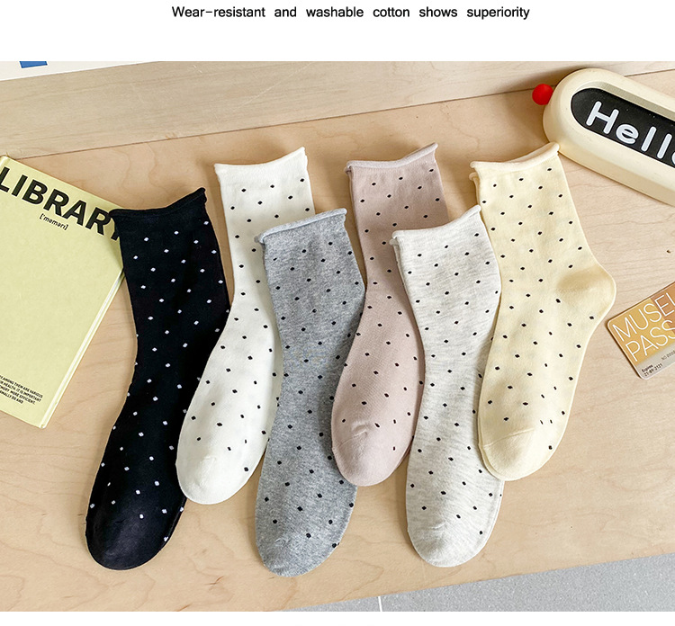 Meias de Bolinhas para Mulher