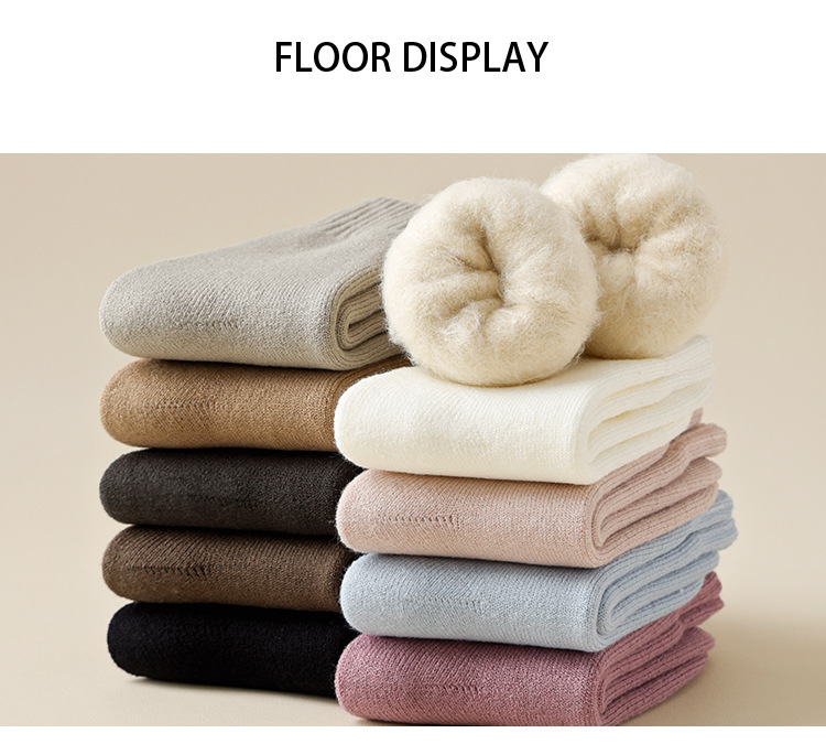 ถุงเท้าหนาวบุผ้ากำมะหยี่