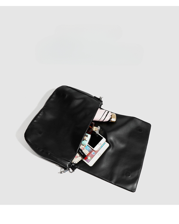 メンズPUレザークロスボディバッグ