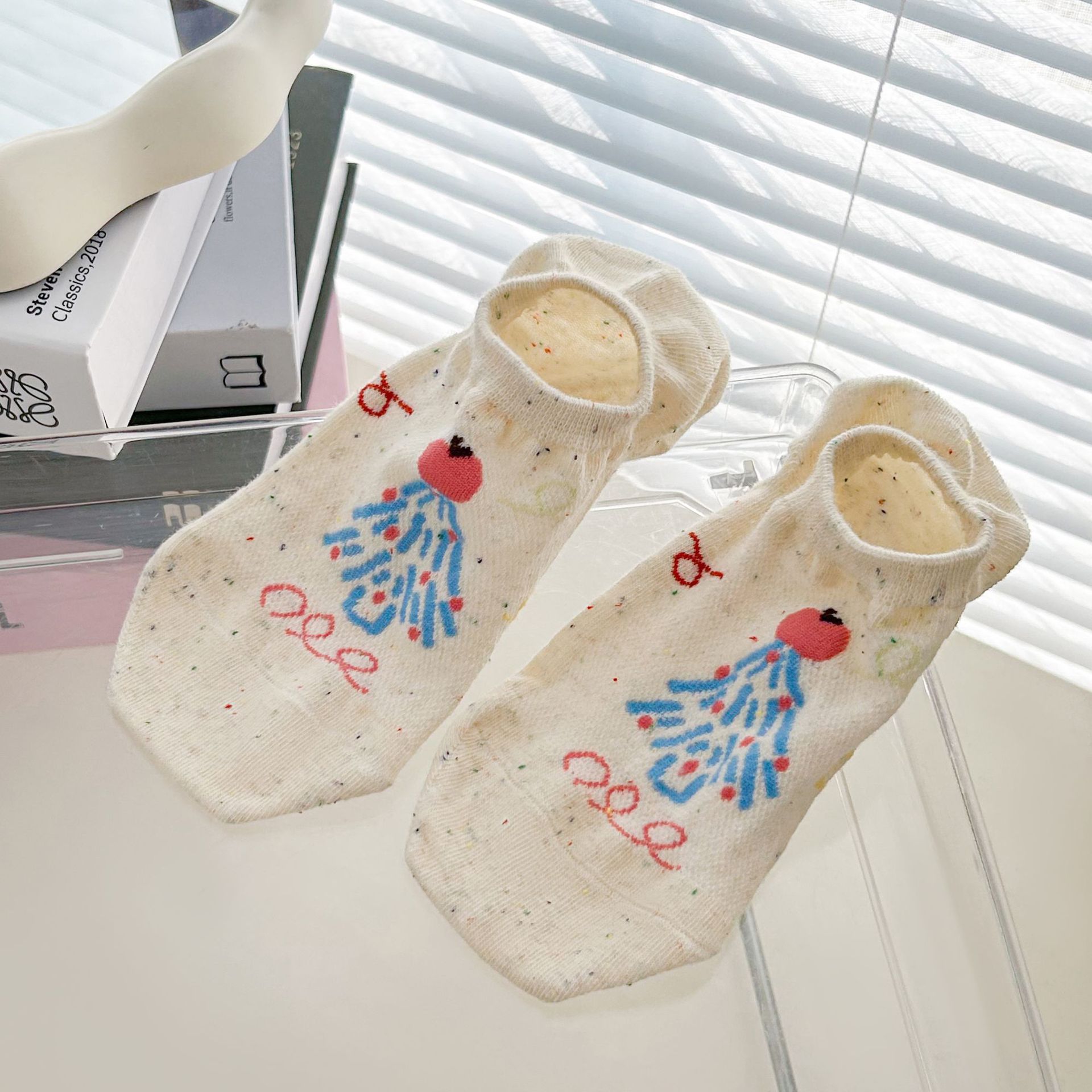 Meias Tornozelo Invisíveis Animadas para Mulher