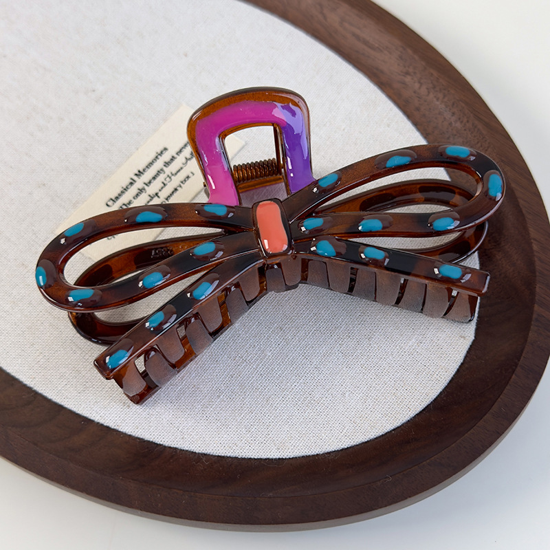 Agrafă de Păr cu Email Picături