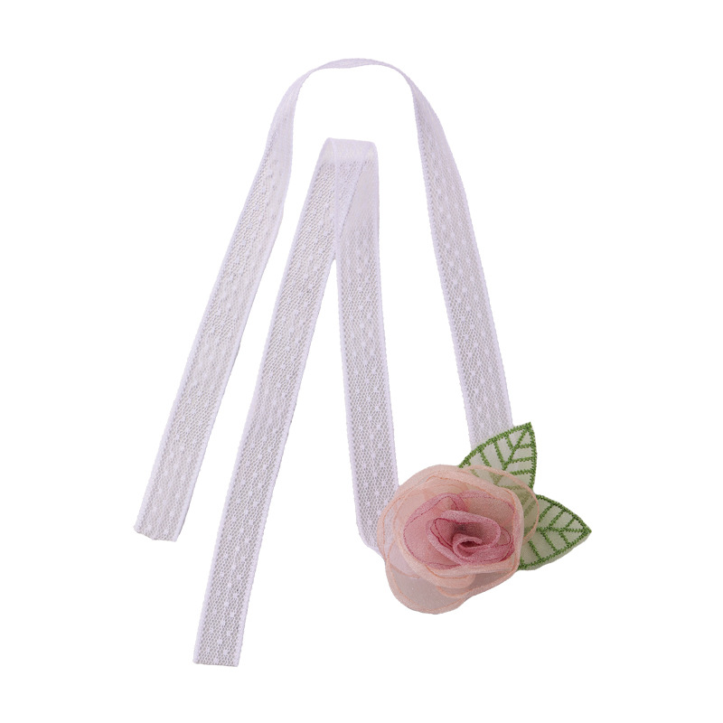 Choker en Rose Sèche Dégradé