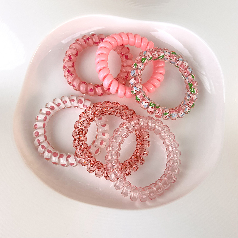 스파이럴 헤어 타이