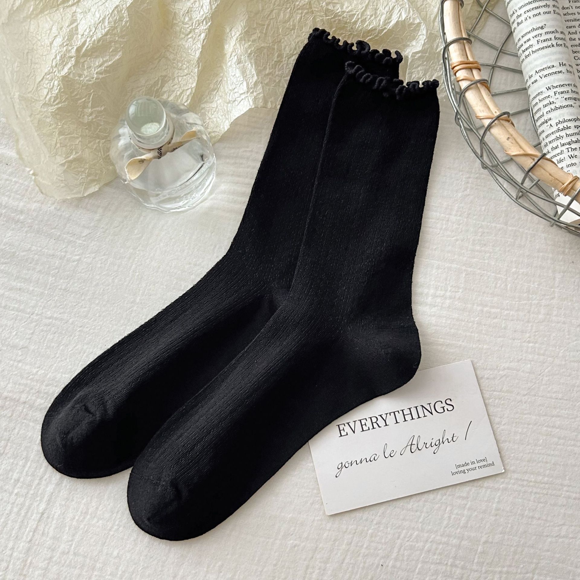 Meias Scrunch de Malha Sem Costura