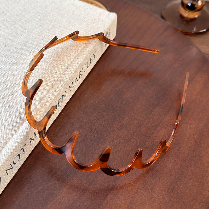 Banda de Păr U în Formă de Undă din Rășină