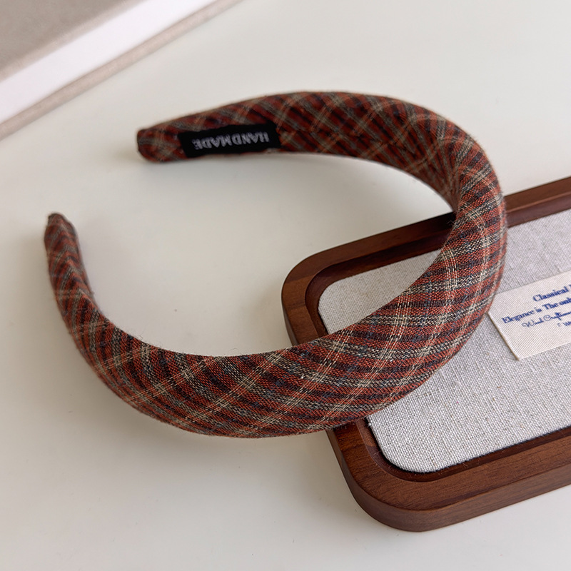 Cinta para el Cabello de Mujer a Cuadros