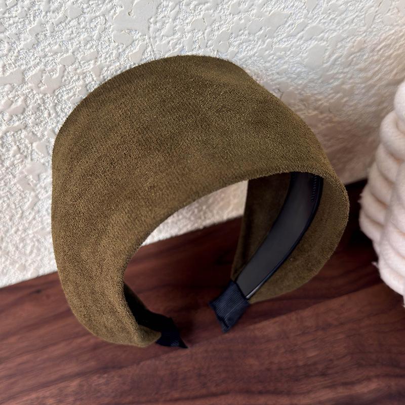 Cinta Ancha para el Cabello de Piel Sintética