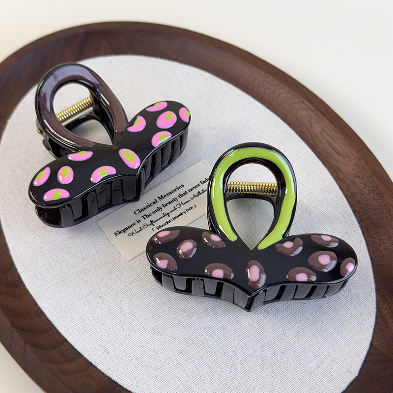 Agrafă de Păr cu Email Picături