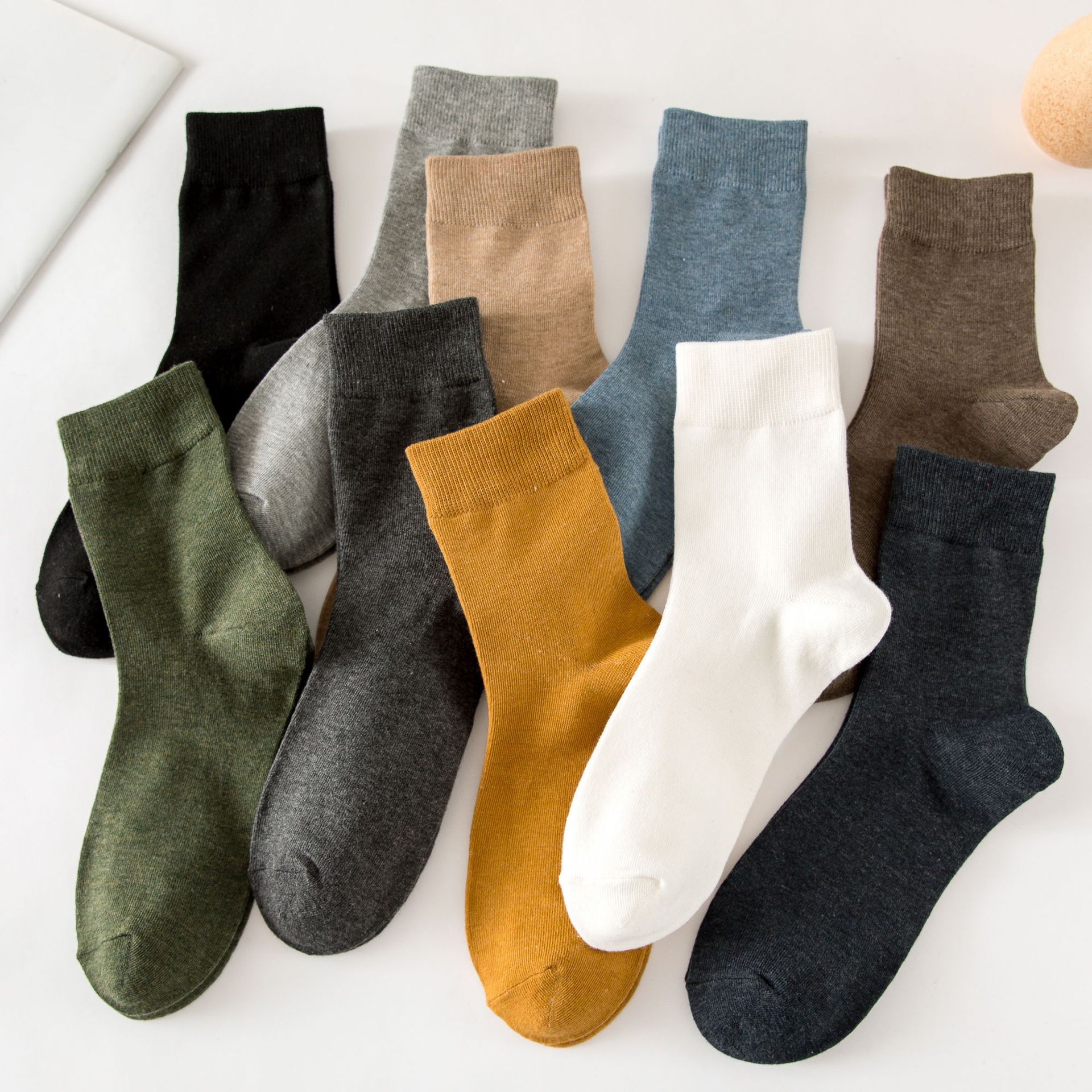 Meias de Algodão Meia-Altura