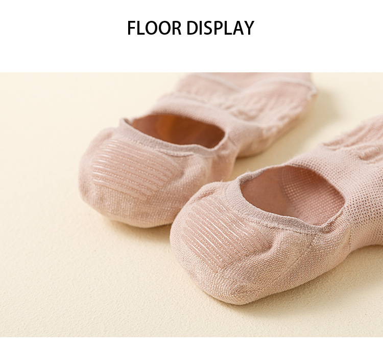 Κάλτσες με Ράβδωση Anti-Slip Χαμηλής Τομής Αόρατες