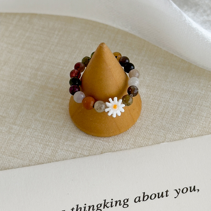 Daisy Beaded Ring