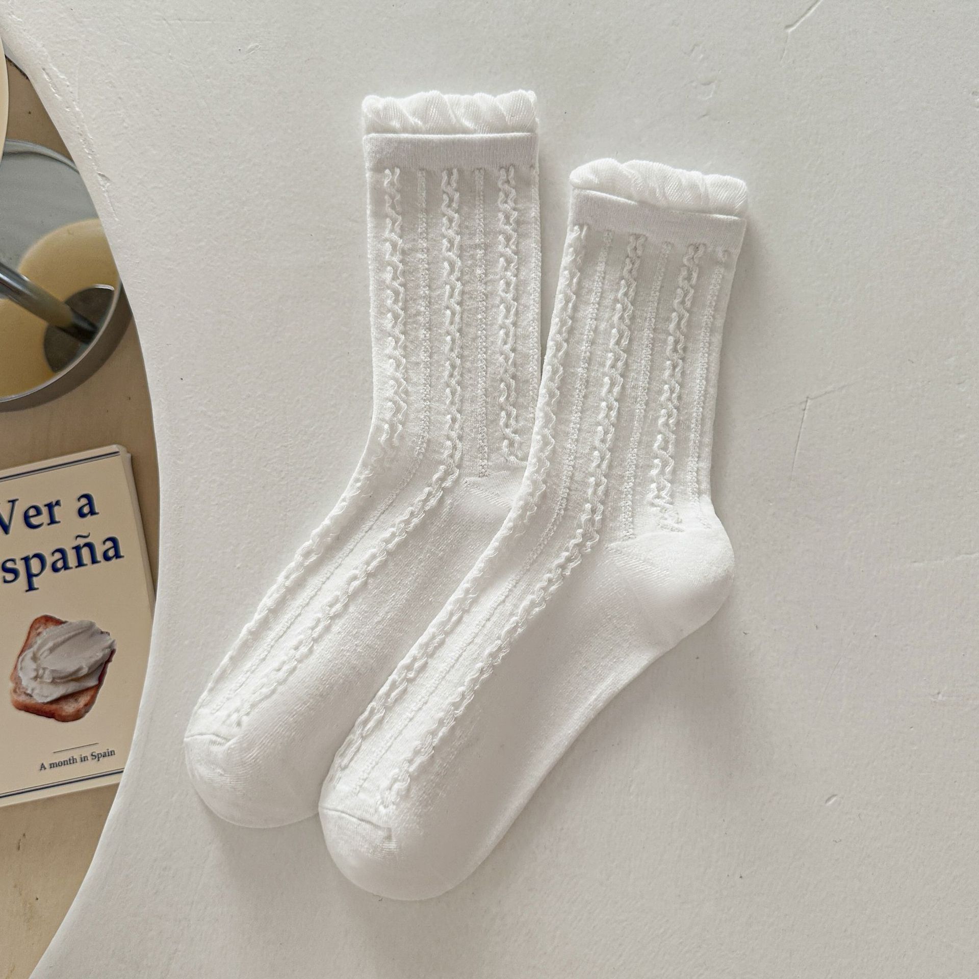 Žebrované podkolenky