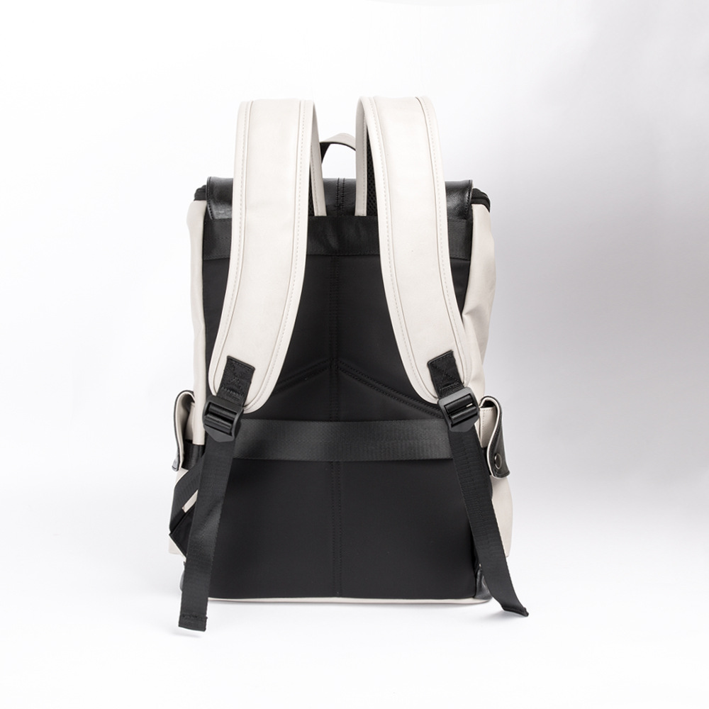 남성 PU 가죽 백팩