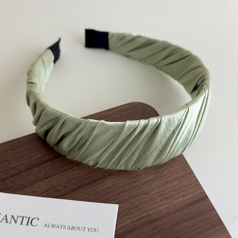 Banda de Păr Plisată din Satin