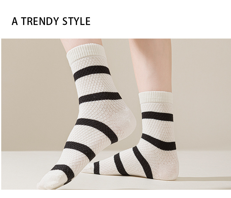 Meias Slouch Preppy de Meia Perna