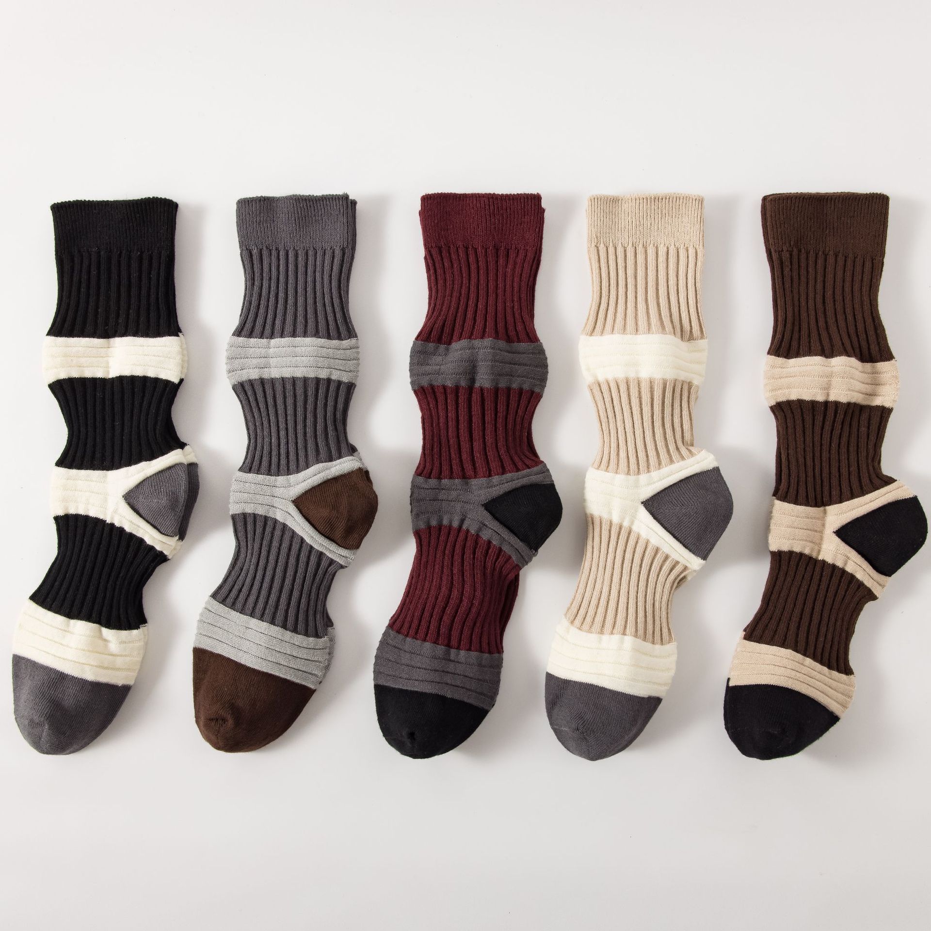 Meias de Algodão Meia-Canela