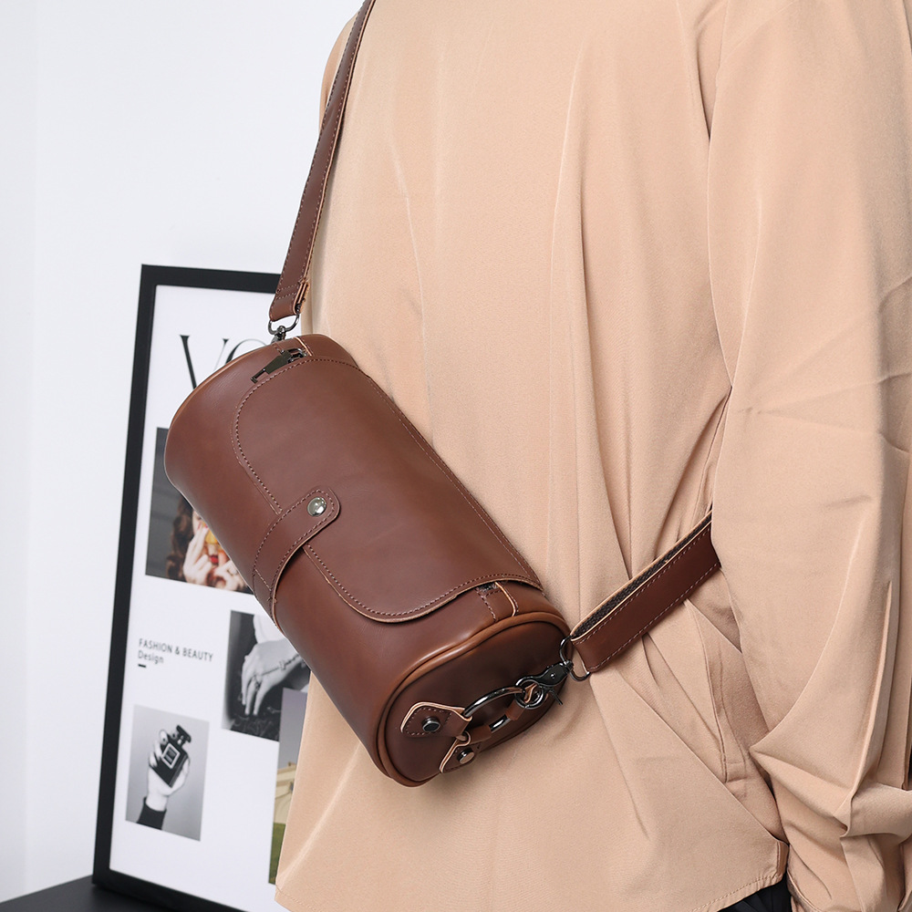 Klassieke Vintage Herren Schoudertas