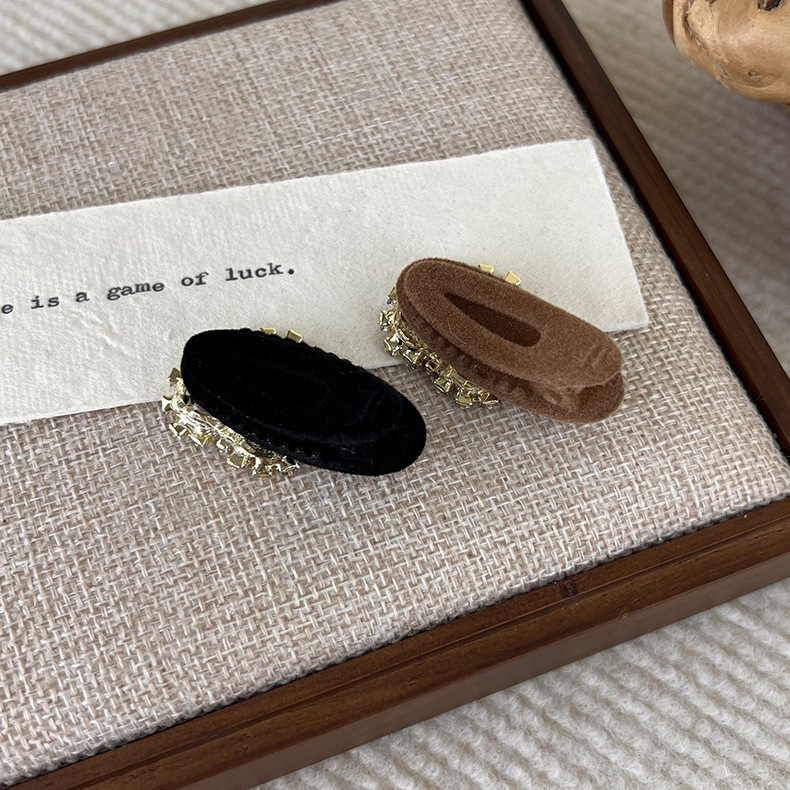 Agrafă de Păr cu Inimă de Rhinestone