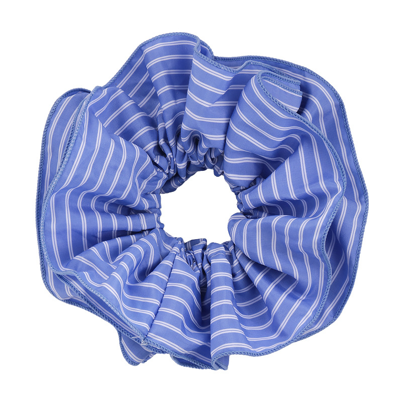 오버사이즈 스트라이프 스크런치