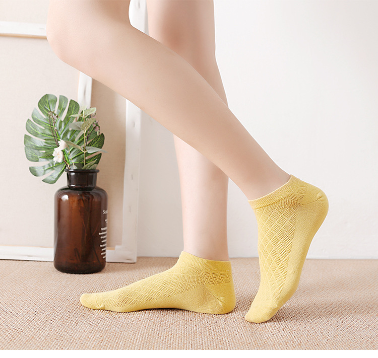 ถุงเท้าไม่มีรอย Mesh Breathable