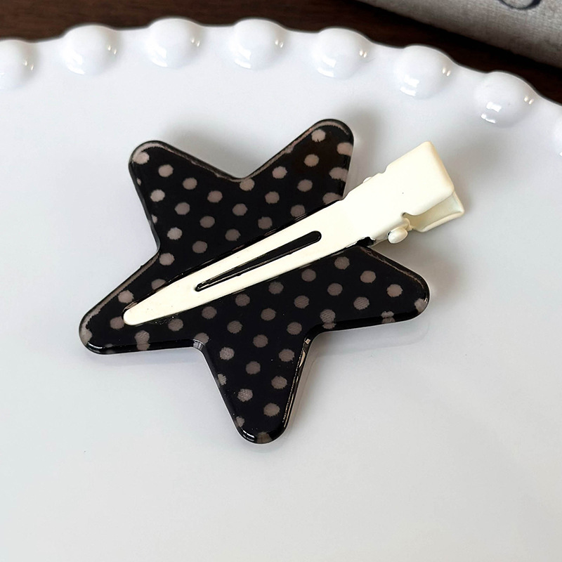 Polka Dot Hair Clips