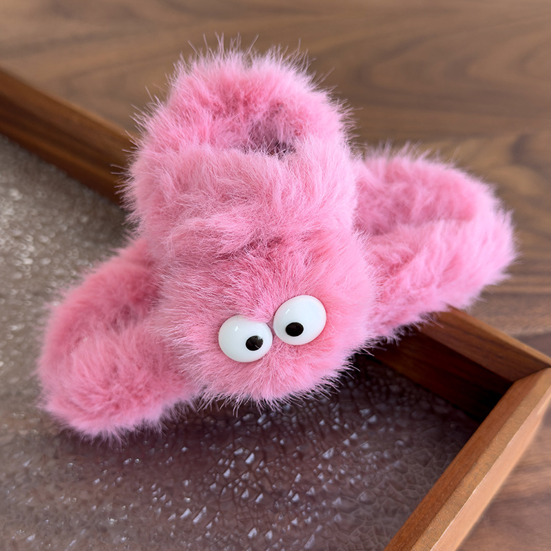 Άσχημο Γλυκό Πλισέ Κλιπ Μαλλιών με Μεγάλα Μάτια