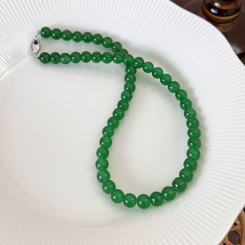 Green Beaded Necklace
