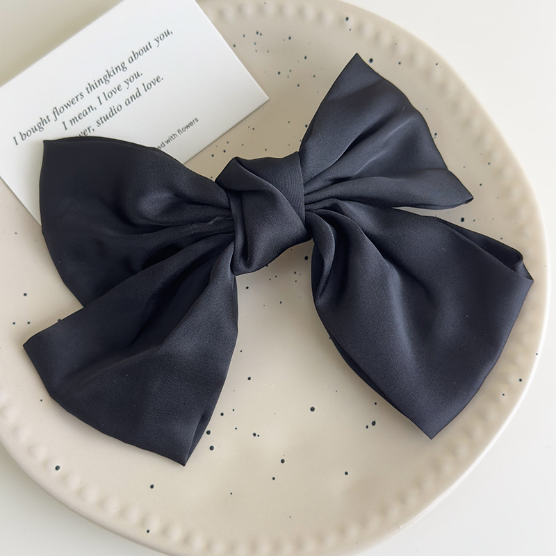 Pinza para Cabello con Lazo Beige