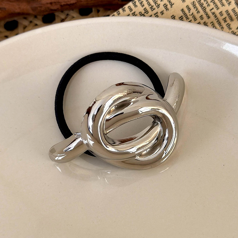 Minimalistische Geometrische Metall-Haargummis