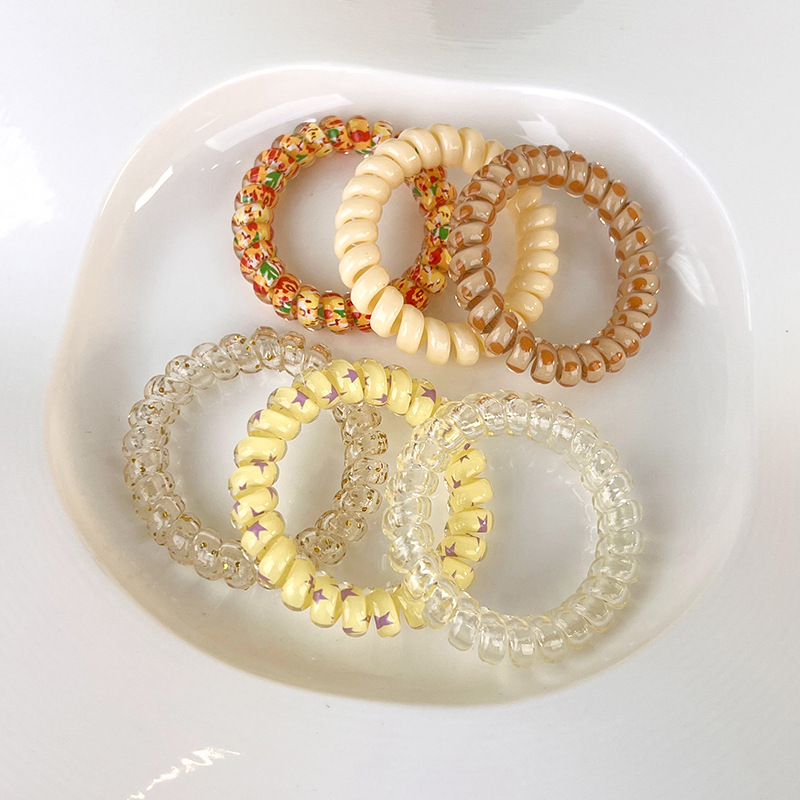 스파이럴 헤어 타이