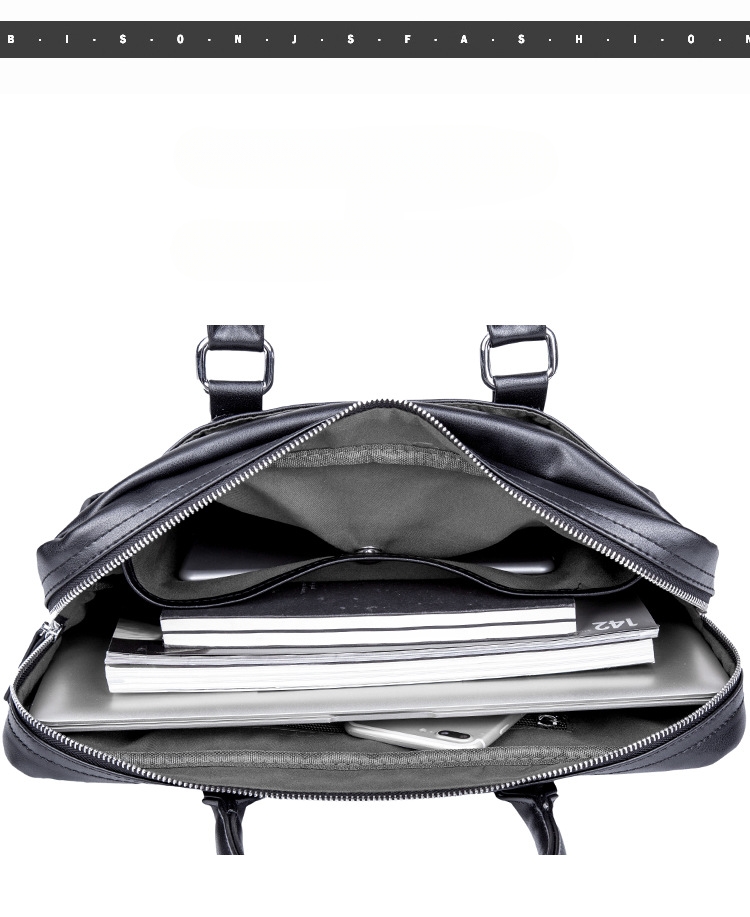 حقيبة أعمال رجالية من الجلد