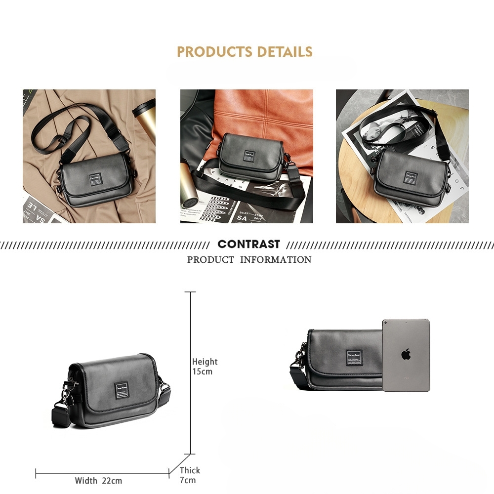 Borsa a Tracolla Uomo Opaca