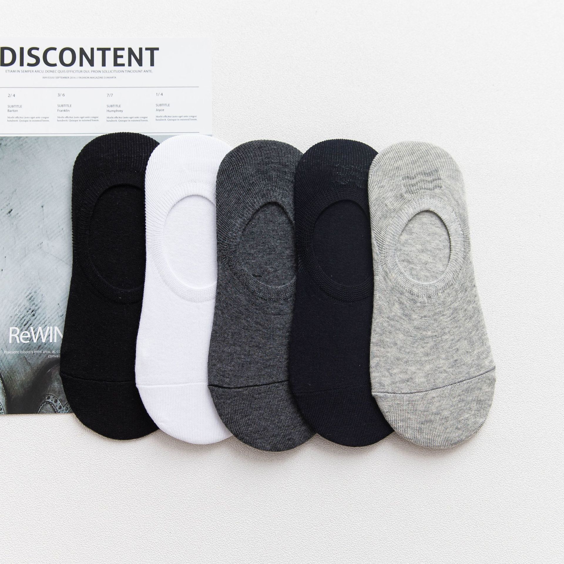 Meias Invisíveis de Algodão para Homem